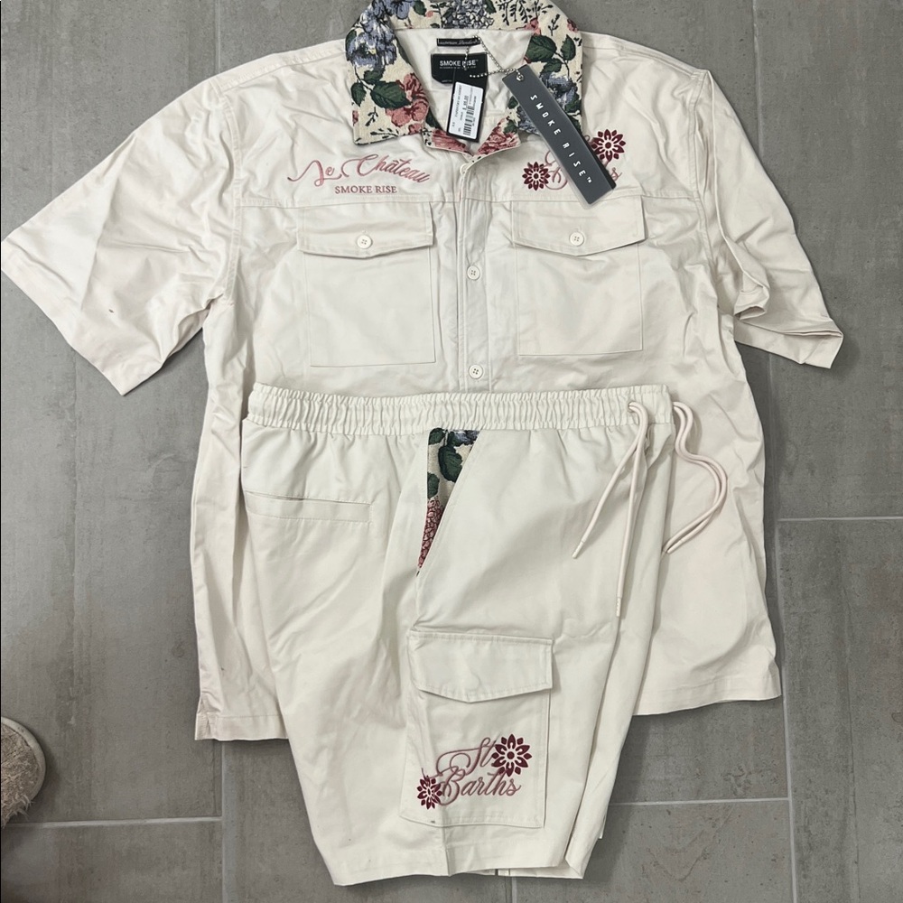 Smoke Rise Men's Floral Shirt - Multicolor